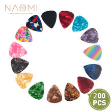 NAOMI Guitar Picks 200PCS Guitar Picks Guitar Accessories Different Size Musical Instrument Accessories 2024 - buy cheap