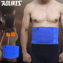 AOLIKES 1pc Sport Waist Back Belt Support Adjustable Lumbar Band Breathable Protective Gear Brace Weightlifting Belt Men Women 2024 - buy cheap