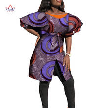 Dashiki africano vestidos para mulheres bazin riche grande plissado manga vestidos africanos ancara moda elegante roupas africanas wy4415 2024 - compre barato