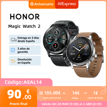 HONOR Magic Watch 2 Reloj inteligente Bluetooth 5.1 Reloj inteligente Oxígeno en sangre 14 días Impermeable MagicWatch 2 2024 - compra barato