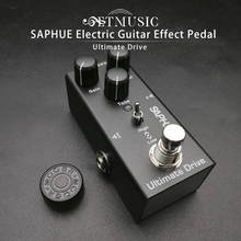 Sapmatiz pedal de distorção para guitarra elétrica, pedal de efeito de alto/baixo frequência, tipo único, dc 9v, true bypass 2024 - compre barato