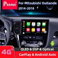 Sistema multimídia para autos, 2 din, com rádio e dvd, navegação gps, android 2014, para mitsubishi outlander (2011-2014) 2024 - compre barato