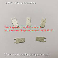 Original new 100% 62409-1 PCB male terminal 6.3mm insert welding spring connector 2024 - buy cheap