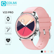 Смарт-часы COLMI V23 Pro для мужчин и женщин, сенсорный экран, фитнес-трекер, влагозащита IP67, измерение кровяного давления 2024 - купить недорого