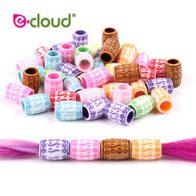 7mm Acrylic Hair Beads Dreadlock Accessories 50pcs/bag Mixed Plastic Hair Extension Braids Ring Tube Jewelry Cuff For Hair Tools 2024 - buy cheap