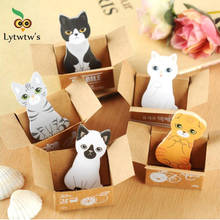 Kawaii Kitty Sticky Notes Cute Notepad Memo Pad Office School Stationery Supply Sticker Decoration Cat Funny Gift Dog 2024 - buy cheap