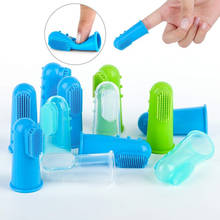 Dog Cat Toothbrush Finger Toy 6pcs Set Dental Hygiene Brushes Food Safety Soft Silicone Pet Finger Toothbrush for Puppy DogToys 2024 - buy cheap