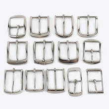 Meetee 1pc ID35mm/ID40mm Solid Stainless Steel Belt Buckle Smooth Pin Buckles Trouser Belt Clip LeatherCrafts Band Hook Head 2024 - buy cheap