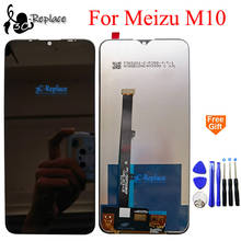 100% протестированный высококачественный ЖК-дисплей 6,5 дюйма для Meizu M10 M 10, сенсорная панель, дигитайзер, дисплей в сборе, бесплатные инструменты 2024 - купить недорого