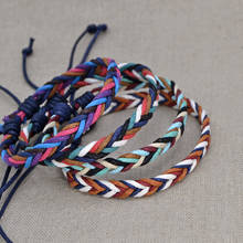 Летние веревочки в стиле бохо, Этнические браслеты ручной работы для мужчин и женщин 2024 - купить недорого