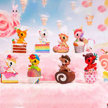 Tokidoki-figuras de acción de unicornios y dulces, Caja de Mistery, Caja Misteriosa, juguetes Kawaii para niñas, Caja Misteriosa, regalo de cumpleaños 2024 - compra barato