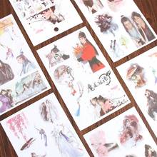 6 Sheets/Pack Anime Mo Dao Zu Shi Decoration Scrapbooking Stickers Transparent PVC Stationery Stickers 2024 - buy cheap