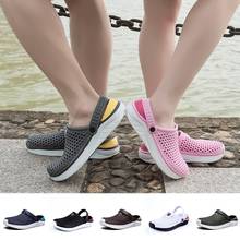 Mens Womens Fashion Summer Clogs Beach Breathable Non-Slip Walking Sandals Garden Bath Slippers Shoes 2024 - buy cheap