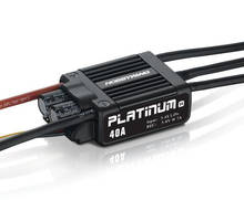 Hobbywing-controlador electrónico de velocidad sin escobillas Platinum 40A V4, Original, ESC, para Dron teledirigido, helicóptero, FPV, multirotor, 1 ud. 2024 - compra barato