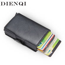 DIENQI Top Quality Wallets for Men Short Rfid Card Wallet Money Bag Mini Purse Male Aluminium Small Wallet Men Thin Vallet Walet 2024 - buy cheap