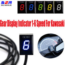 Indicador de engrenagem para motocicleta, indicador digital de 6 níveis de velocidade para kawasaki ninja 300 z1000 z800 2024 - compre barato