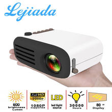LEJIADA YG200 LED Projector 800 Lumen 3.5mm Audio 480*272 Pixels Support 1080P HDMI-compatib USB Mini Portable Home Media Player 2024 - buy cheap