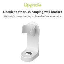 Soporte para cepillo de dientes eléctrico sin huellas, organizador creativo para cepillo de dientes, soporte montado en la pared, ahorro de espacio, accesorios de baño 2024 - compra barato