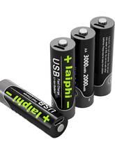 AA 1,5 V 2775 mWh batería USB de carga rápida batería recargable de polímero de litio cargada 2024 - compra barato