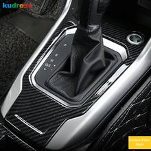 For Volkswagen For VW T-Roc TROC 2017 2018 2019 Carbon Fiber Gear Shift Panel Cover Trim Car Interior Accessories AT Model 2024 - buy cheap