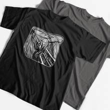 Мужская Трикотажная футболка COOLMIND, Повседневная летняя футболка с коротким рукавом и круглым вырезом из 100% хлопка, свободная футболка, крутая Мужская футболка 2024 - купить недорого