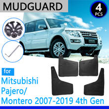 Mudguards fit for Mitsubishi Pajero Montero 2007~2019 2008 2009 2012 2013  Car Accessories Mudflap Fender Auto Replacement Parts 2024 - buy cheap