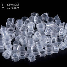 100 Pieces Disposable Tattoo & Permanent Makeup Pigment Ink Caps Cups Medium Small Size Tattoo Supplies Accesories 2024 - buy cheap
