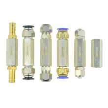 Pneumatic Check Valve Connector 6mm 8mm 10mm 1/4 Hose Tube Air Gas One Way Valve Brass Valve Air Compressor Pipe Fitting Adapter 2024 - buy cheap
