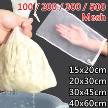 100/200/300/500 Mesh Nylon Filter Nut Milk Bag Net Yogurt Tea Beer Coffee Oil Food Filter Strainers Mesh Kitchen Strainer Bags 2024 - buy cheap