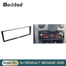 Fascia de Audio de coche de un Din para RENAULT Clio Modus Megane Scenic, Kit de radio para salpicadero, instalación de ajuste, Marco facial de bisel de Panel 2024 - compra barato