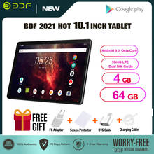 New Pro 10.1 Inch Tablets Android 9.0 Google Play Tab 3G Phone Call Dual SIM Cards GPS WiFi Bluetooth 4GB RAM 64GB ROM Tablet Pc 2024 - buy cheap