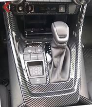 Car Gear Shift Box Panel Cover Trim For Toyota RAV4 RAV 4 2019 2020 2021 Carbon Fiber Decoration Interior Mouldings Accessories 2024 - buy cheap