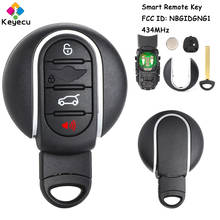 KEYECU-mando a distancia inteligente para coche, 4 botones y 434MHz, FOB para BMW Mini Copper 2015, 2016, 2017, 2018, FCC ID: NBGIDGNG1 IDGNG1 2024 - compra barato