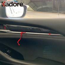 For Mazda 6 Atenza 2019 2020 2021 Interior Accessories Carbon Fiber Side Inner Door Decorative Sills Cover Trim Car Sticker 2024 - buy cheap