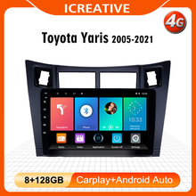 For Toyota Yaris 2005-2012 2 Din Car Stereo Multimedia Video Player Android Navigation GPS Wifi FM Head Unit With Frame 2024 - buy cheap