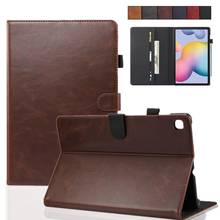 2022 Tab S6 Lite  P613 P619 Case for Samsung Galaxy Tab S6 Lite 10.4 SM-P610 P615 PU Leather Protective Cover Tab S6 Lite Case 2024 - buy cheap
