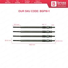 Bross Auto Parts BGP18-1 4 Pcs Heater Glow Plugs  GX2148, 0100266011, A0011597101 for Mercedes Fast Shipment Ship From Turkey 2024 - buy cheap