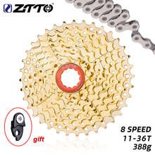 Ztto mtb bicicleta 8s 24s velocidade cassete 8s 11-36t ouro roda livre k7 8v mountain bike peças para m410 m360 m310 rd2400 tourney 2024 - compre barato