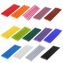 5 piezas Hot Melt pegamento Stick colorido 7x100mm adhesivo para DIY Craft herramienta de reparación de juguete 2024 - compra barato