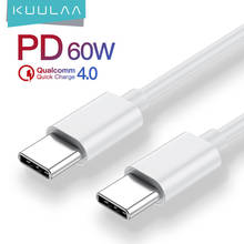 KUULAA PD60W USB Type C to USB Type C Cable QC 4.0 3.0 Fast Charge USBC Cable Data Wire For Samsung S20 Xiaomi 10 Huawei Oneplus 2024 - buy cheap