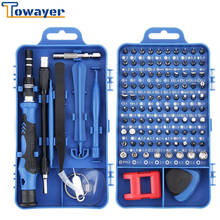 Towayer 115 in 1 Screwdriver Set Mini Precision Screwdriver Multi Computer PC Mobile Phone Device Repair Hand Home Tools 2024 - buy cheap