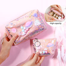 Kawaii Star Pencil Case Glitter Laser Makeup Case Large Capacity Pencilcase for Girl Cosmetic Storage Bag School Pencil Pouch 2024 - buy cheap