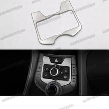 car central console control button frame trims for hyundai elantra avante 2010 2011 2012 2013 2014 2015 5 i35 sport accessories 2024 - buy cheap