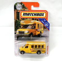 Coches Matchbox 2019, escala 1:64, autobús escolar GMC, modelo de aleación de Metal fundido a presión, vehículos de juguete 2024 - compra barato