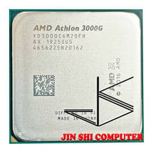 Amd athlon 3000g 3000g 3.5 ghz duplo-número quad-thread processador central yd3000c6m2ofh soquete am4 2024 - compre barato