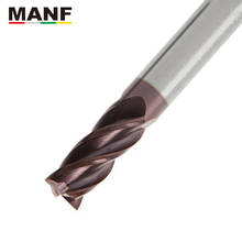 MANF HRC70 4 Flute 6mm 8mm 12mm  Hard Alloy Flat End Mill Good Wear Resistance Tungsten Steel Milling Cutters For Mold Machining 2024 - buy cheap