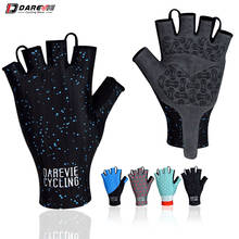 DAREVIE Cycling Gloves Pro Light Soft Breathable Cool Dry Half Finger Cycling Glove Anti Slip Shockproof Bike Gloves MTB Road 2024 - buy cheap