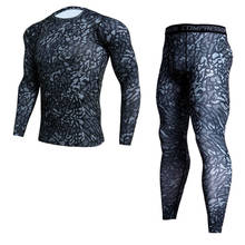 Novo modelo de roupa íntima térmica masculina, trajes com compressão de suor, secagem rápida, trajes de banho fitness para musculação 2024 - compre barato