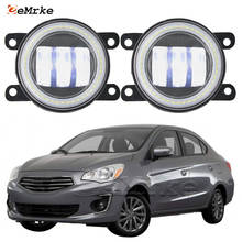 Luces Led antiniebla de circulación diurna, lentes de 2 colores para Mitsubishi Attrage Mirage G4 Sedan 2014 2015, DRL, 2 uds. 2024 - compra barato