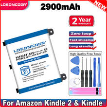 Batería para Amazon kindle 2 DX DXG S11S01A 2900-170-00 B003B0A294563B74 D00701, 1012 mAh, S11S01B 2024 - compra barato